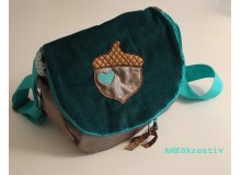 Stickdatei - Haselnuss Doodle mit Doodle Kreis